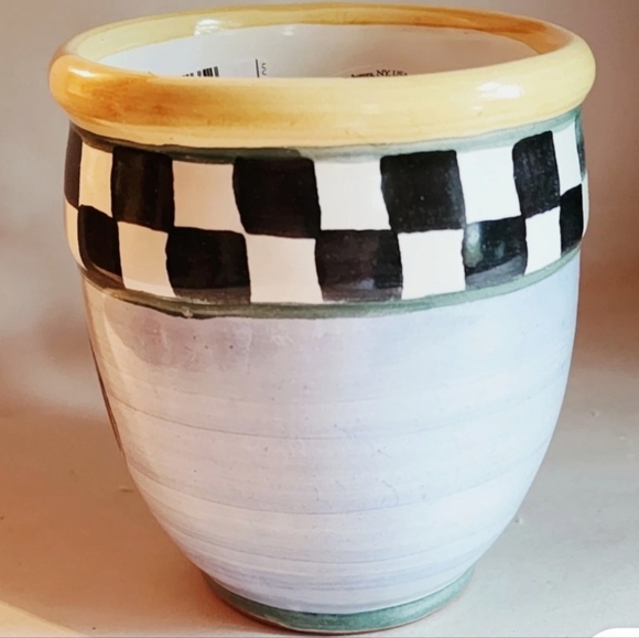 NWT Mackenzie -Childs Artisan Craft Festival Mug Glazed Ceramic or Clay Mug - Picture 3 of 9